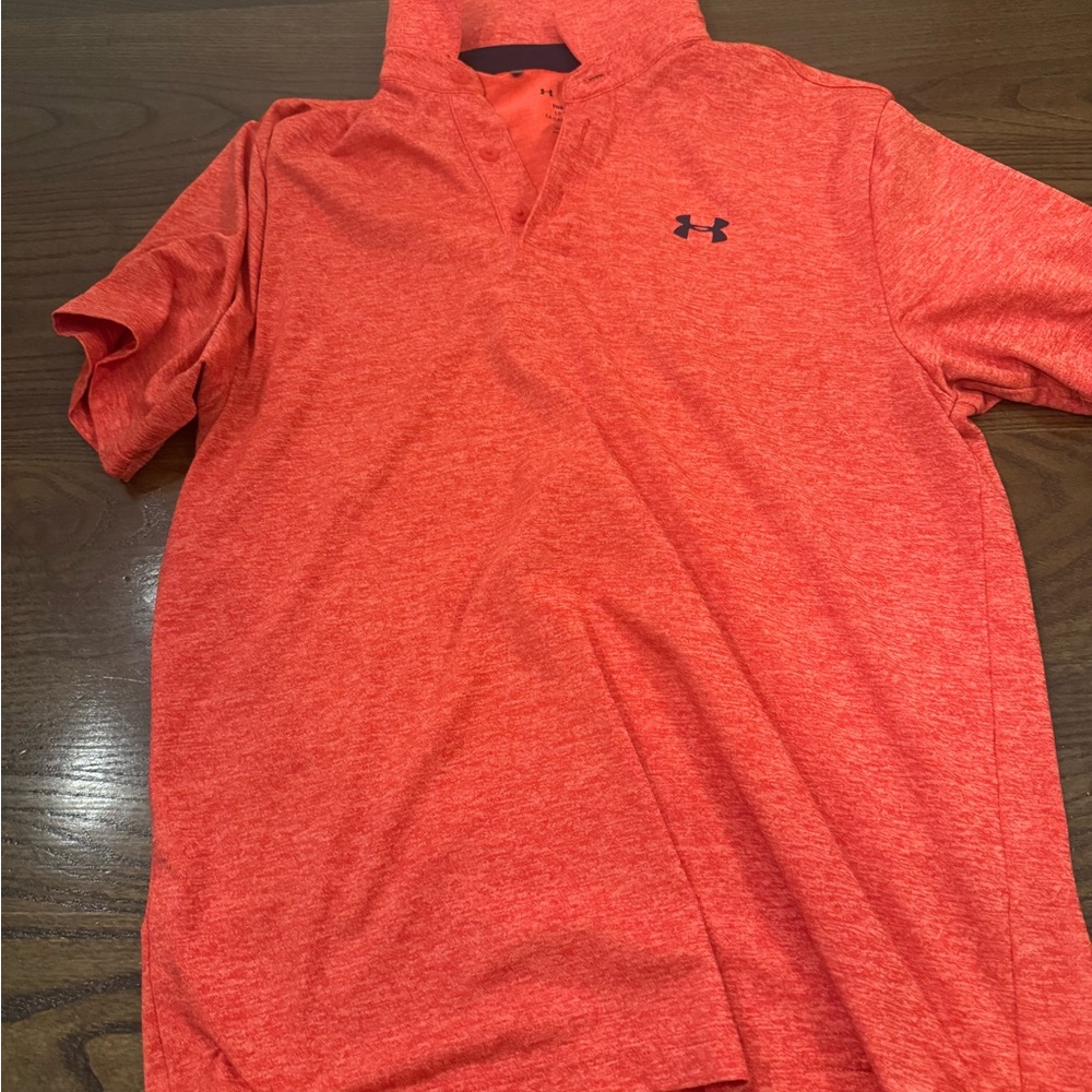 Under Armour Red Performance Polo Shirt